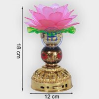 Đèn bàn thờ dùng pin có đài tụng kinh
