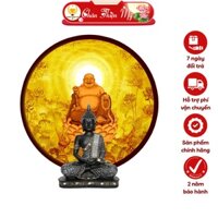 Đèn Bàn Thờ Hoa Sen Phật Di Lặc In Tranh Trúc Chỉ CHÂN THIỆN MỸ, Trang Trí Bàn Thờ Phật, Treo Phòng Thờ TC-HQ-162