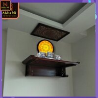 ĐÈN BÀN THỜ PHẬT HOA SEN hào quang, đường kính 30cm, MÂU NI [sáng đẹp sang]