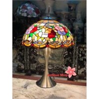 Đèn bàn tiffany chuồn chuồn hoa sen