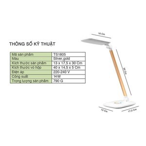 Đèn Bàn Tiross TS1806 (W) - 8W
