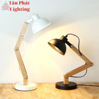 Đèn bàn trang trí phòng ngủ phòng khách phòng làm việc cao cấp DB23 Tân Phát (Tặng kèm bóng Led Bulb 9W ánh sáng vàng)
