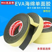 Đen băng keo hai mặt con dấu EVA bọt xốp keo dải bội sốc 2 3 5mm băng bọt dày