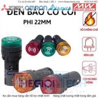 Đèn báo có còi, đèn báo pha có còi báo động phi AD~ 22SM Đèn báo LFĐ electrical equipmentAKM - Điện áp24v - Phi 22 - Vàng                          - 26108                                                       Yêu thích