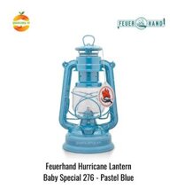 Đèn bão đèn dầu cổ điển cắm trại dã ngoại Baby Special 276 Feuerhand - Chính hãng Đức - Xanh dương Pastel