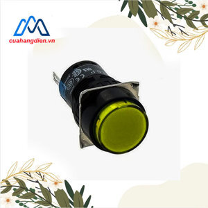 Đèn báo tròn màu vàng Idec Izumi AL6M-P4YC