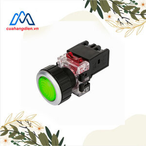 Đèn báo xanh Hanyoung MRP-AA0G 110-220V 30mm