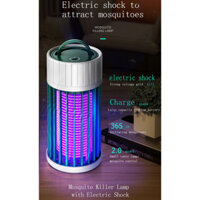 Đèn Bắt Muỗi, Bẫy Muỗi Diệt Côn Trùng Kiêm Đèn Ngủ, Có pin sạc dung lượng cao