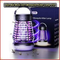 Đèn Bắt Muỗi, Côn Trùng 3 Trong 1 Mosquito Killer Lamp J10 Sử Dụng Ngoài Trời, Pin 2000mAh ⚜️TTHome⚜️
