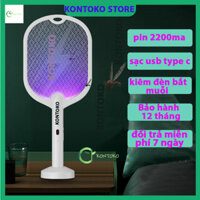 Đèn bắt muỗi kiếm vợt bắt  muỗi pin lithium 1200 đến 2200ma cổng sặc micro typer c