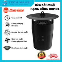 Đèn bắt muỗi Rạng Đông DBM01 - Hàng Việt Nam Chất lượng cao - Công suất 5W - Quạt hút muỗi không gây tiếng ồn , mùi khét