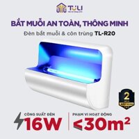 Đèn bắt muỗi ruồi TULI TL-V16, C suất 16W, Thu hút diệt côn trùng vật lý, Không độc hại BH 24 Tháng
