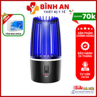 Đèn Bắt Muỗi Sạc Pin Thông Minh AK-M33, đèn ngủ bắt muỗi sạc pin tiện dụng