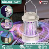 Đèn Bắt Muỗi Thông Minh Diệt Côn Trùng Kiến Ba Khoang đèn ngủ 2 trong 1 tích điện sạc pin, máy bắt muỗi tự động hiệu quả tần số ánh sáng 336nm xanh tím