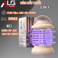 Đèn Bắt Muỗi Tia UV Mẫu Mới 3IN1, Máy Bẫy Muỗi Côn Trùng Tích Hợp Đèn LED Phù hợp Cắm Trại, Phòng Ngủ Gia Đình