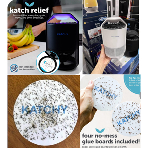 Đèn bắt muỗi trong nhà của katchy duo 2 in 1