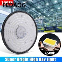 Đèn Bay cao FEDAOG, Đèn làm việc LED UFO, Đèn xưởng nhà máy kho công nghiệp ABS 100W 6500K