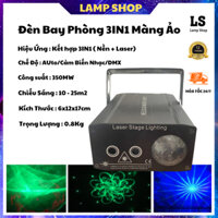 Đèn Bay Phòng , Laser 3in1 Siêu Mini Dễ Lắp Đặt , Chính Hãng .
