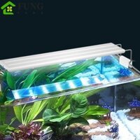 Đèn bể cá FUNG, Đèn bể cá cắm EU chống nước, Phụ kiện bể cá Hình chữ nhật Đèn LED tiết kiệm năng lượng siêu mỏng Giá đỡ khách sạn