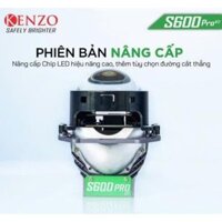 Đèn Bi Cầu Kenzo S600 Pro V2 65W Hiệu Suất Cao, Pha Cầu Led Xe Máy Hệ Thống Tản Nhiệt Lớn