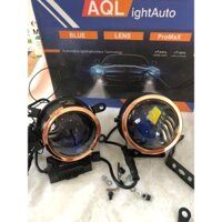 Đèn bi cầu led lắp gầm xe khách, xe tải điện 24V. siêu sáng-siêu bền. 3.0 inch . 3 chế độ màu.