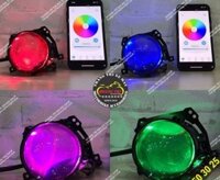 Đèn bi cầu Led siêu sáng tích hợp đổi màu đèn Demi bằng điện thoại