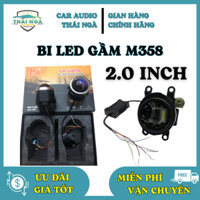 Đèn Bi LED Gầm M358 - Đèn Sương Mù kích thước 2.0inch 1 màu, 3 màu, laser trợ pha [Giá 2 chiếc]