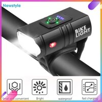 Đèn Blinker T6 LED Xe Đạp 10W 800LM 6 Chế Độ USB Sạc Xe Đạp MTB Đèn Trước Chống Nước Đèn Pin