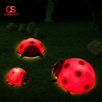 Đèn Bọ Rùa Phát Sáng Trang Trí Sân Vườn Dễ Thương, Rực Rỡ, Chống Nước