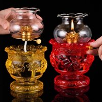 Đèn bơ tráng men đầy màu sắc tích hợp giá đỡ đèn hoa sen trang trí đèn nến gia đình Chân nến chống