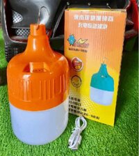 Đèn bulb năng lượng mặt trời tích điện 80w ánh sáng trắng