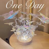 Đèn Bướm DIY Handmade Bướm Đèn Ngủ DIY Chất Liệu Đèn Trung Thu Lễ Hội Ánh Sáng