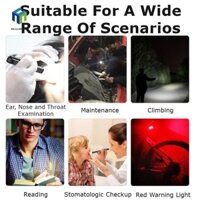 Đèn bút HEALMEYOU, Đèn pin bỏ túi Mini tiện dụng, Nhẹ có kẹp Đèn pin LED có thể sạc lại chống nước Điều dưỡng