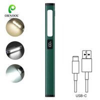 Đèn bút ORNOOU, Tiện dụng có đèn pin bỏ túi kẹp, Bảo vệ mắt Đèn pin LED sạc Mini chống nước Điều dưỡng