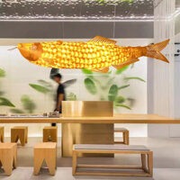 Đèn cá rồng Nhật Bản bằng vải sang trọng LG0549