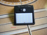 ĐÈN CẢM BIẾN CHỐNG TRỘM SỬ DỤNG NĂNG LƯỢNG MẶT TRỜI 20LED