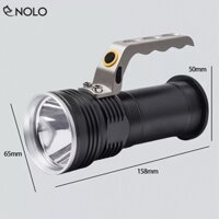 Đèn Cầm Tay Pin Sạc Model GS 3405 Có 3 Chế Độ Sáng Vỏ Hợp Kim Dung Lượng Pin 2000mah độ sáng 800 lumen
