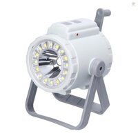 Đèn cắm trại di động Đèn lều Đèn tìm kiếm Đèn pin SOS Đèn quay tay 3in1 Nhiệt độ ba màu Có thể điều chỉnh Độ sáng chiếu sáng Có thể điều chỉnh Cổng sạc DC5V Type-C với U