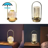 Đèn cảm ứng Đèn ngủ 3 màu Kim loại USB Đèn ngủ di động cho quầy Bar Quà tặng văn phòng Cắm trại để bàn
