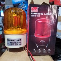 Đèn cảnh báo công trường 12v màu đỏ quay không còi, đèn quay tín hiệu báo động không còi màu đỏ 10W LTE-1101 12V.