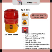 đèn cảnh báo công trường, đèn cảnh báo nguy hiểm dùng pin tiện dụng