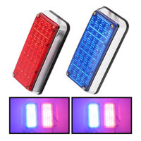Đèn cảnh sát LED xanh đỏ 12V 24V Đèn nhấp nháy xe cứu thương Cảnh sát ô tô Đèn nhấp nháy