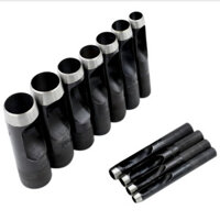 Đen Cao Thép Carbon Đai Đấm Không Mắt Đấm Đấm Công Cụ Thép Tròn Đấm Da Đấm 1-25mm