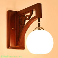 Đèn cầu thang gỗ