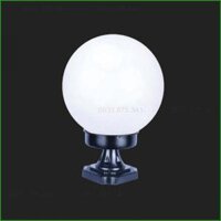 Đèn Cầu Thuỷ Tinh Đục Đế Trụ CT ɸ180mm