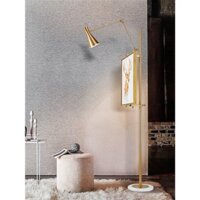 Đèn cây có khung treo tranh. Đèn cây rọi Tranh, Đèn Sàn Decor trang trí phong cách Bắc Âu