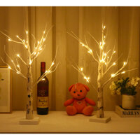 Đèn Cây Để Bàn - Dùng Pin AA - Trang trí, Decor Góc Chill, Bàn làm việc, Phòng khách, Phòng ngủ.