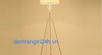 Đèn Cây để sàn 3 chân lồng vải trắng DD3032 trắng