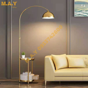 Đèn cây đứng cần cong DC-712