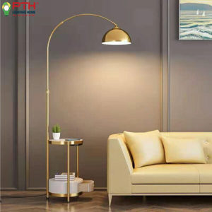 Đèn cây đứng cần cong DC-712